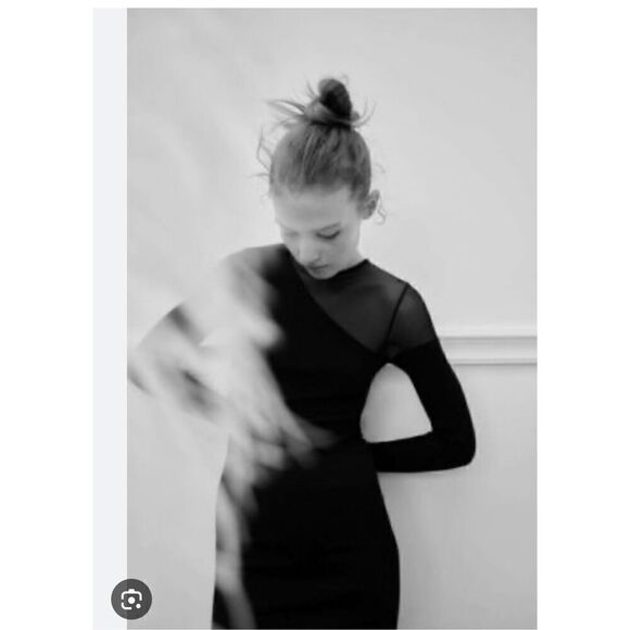 NWT ZARA suitable colourless dress XS-S - Picture 1 of 8